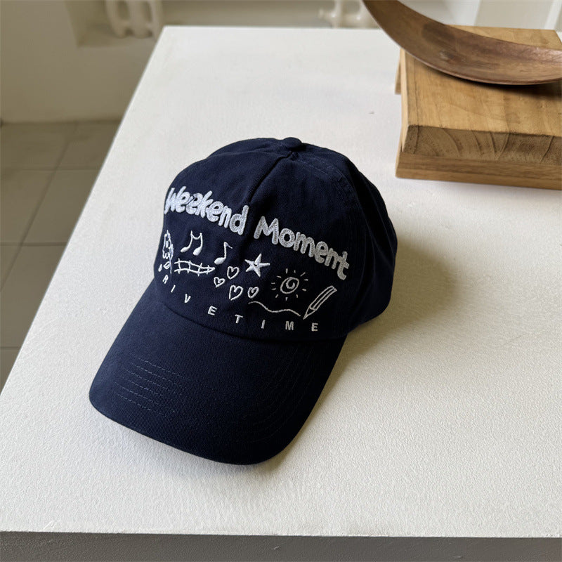Women's Embroidered Graphic Visor Cap Stornfield