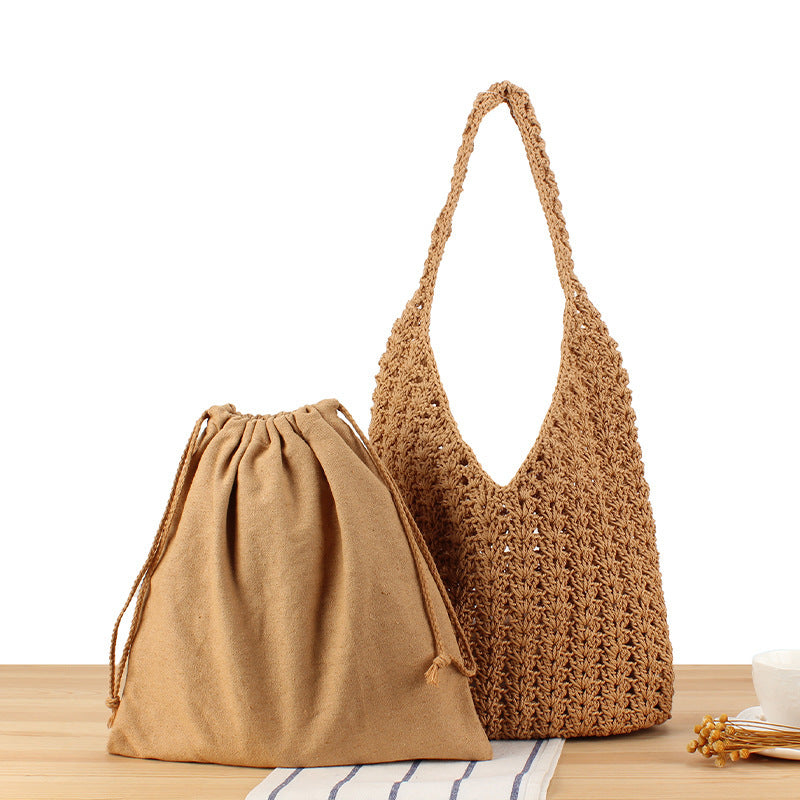 Macrame Tote Bag with Innovative Design Stornfield