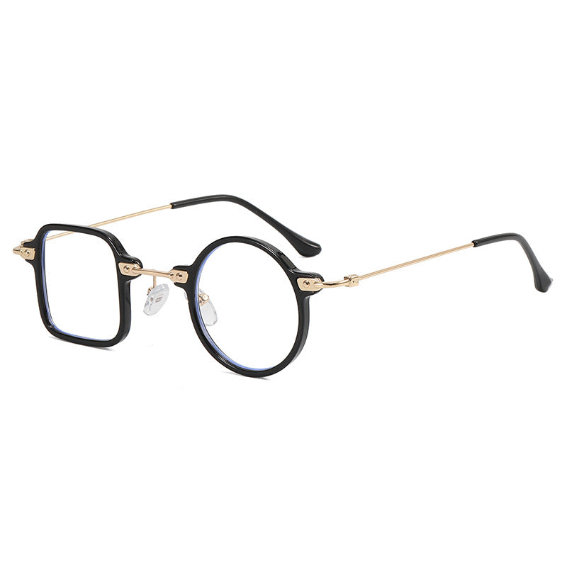 Ladies elegant round hybrid glasses with square design Stornfield