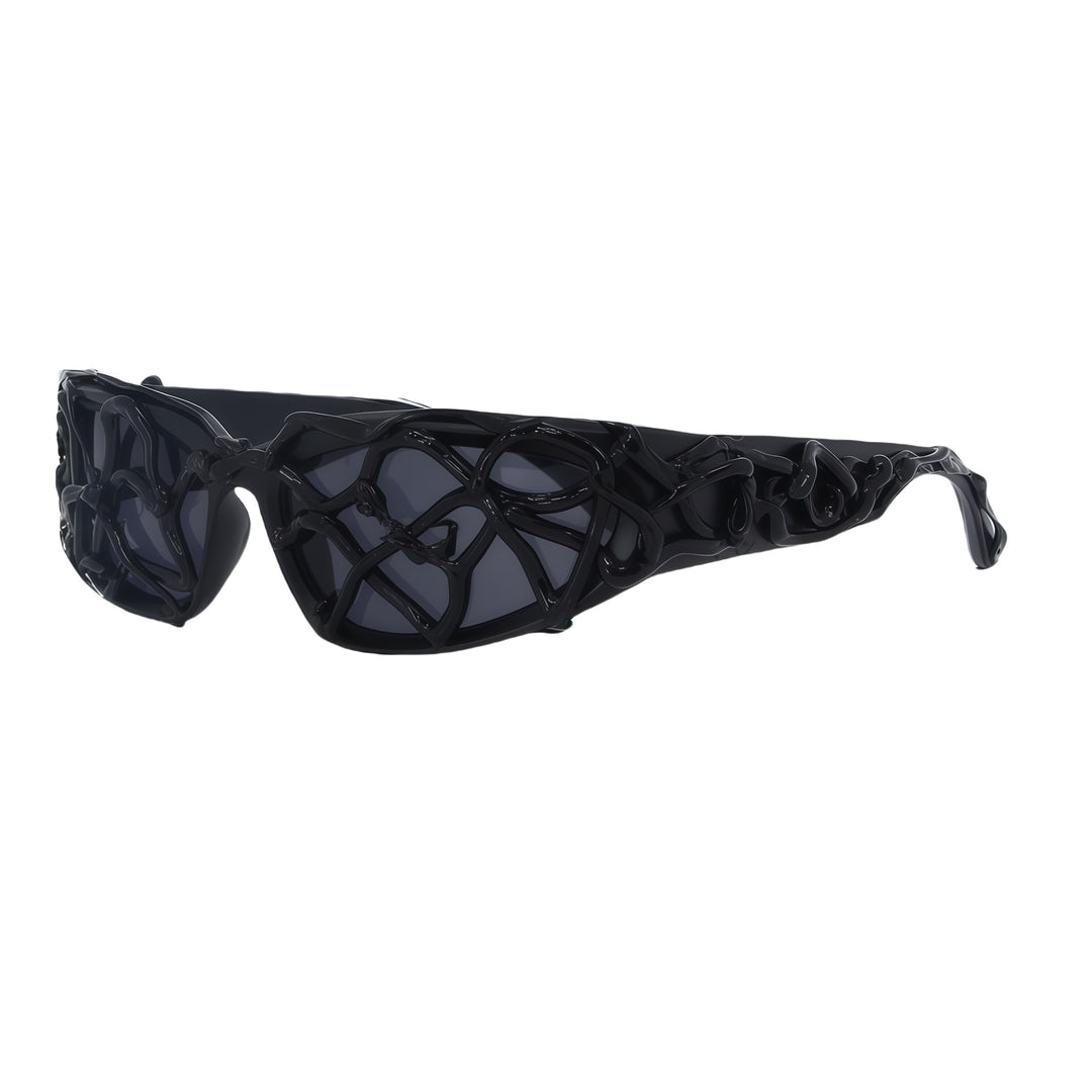 Women's Sporty Sunglasses with Innovative, Textured Frame Stornfield
