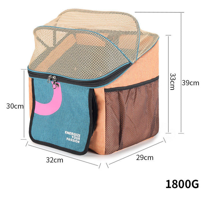 ventilated soft-sided pet carrier backpack with foldable mesh canopy Stornfield