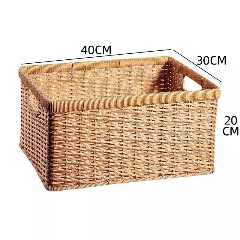 Handwoven Rectangular Storage Basket Stornfield