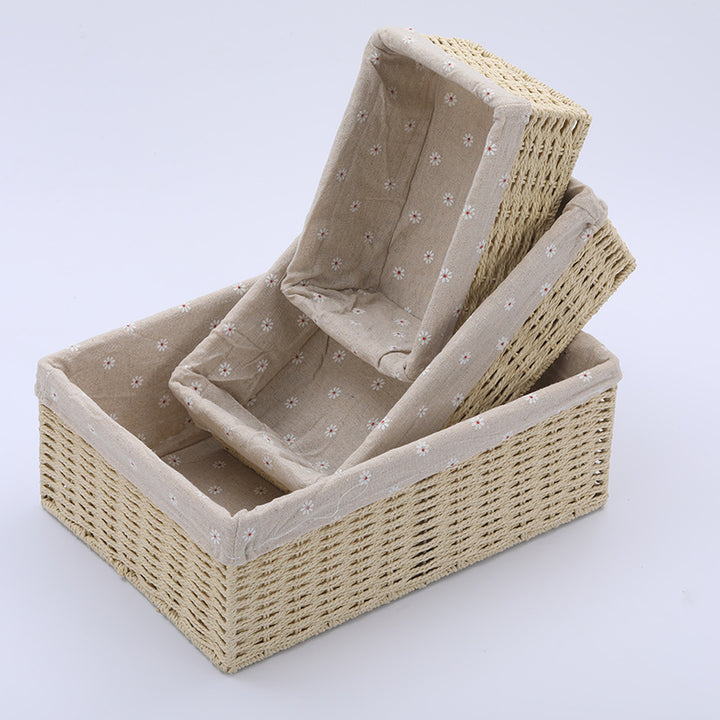 Women's Storage Basket Set with Decorative Lining Stornfield