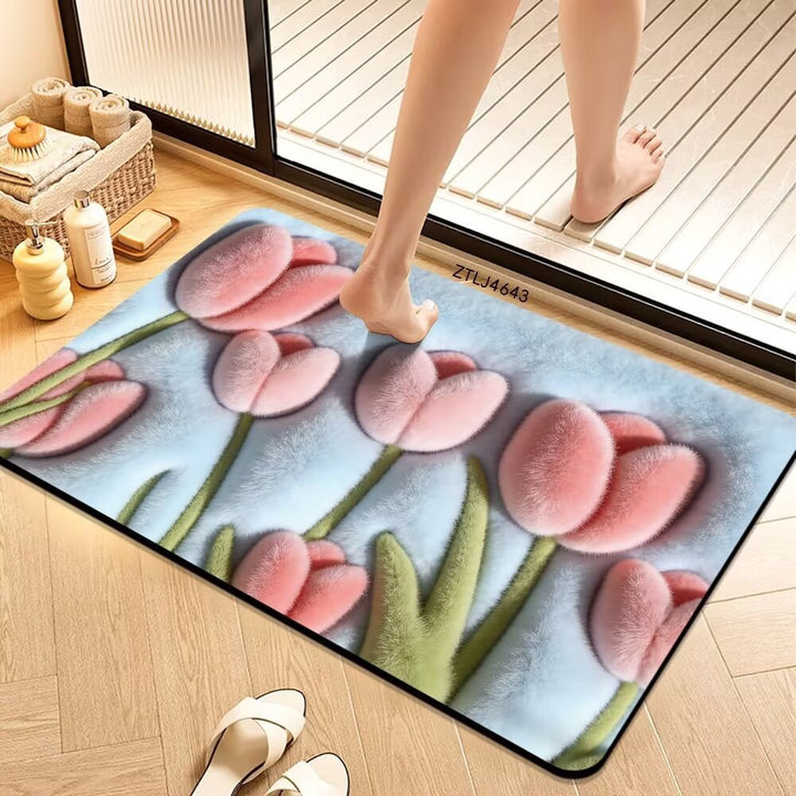 Plush Money-Themed Bath Mat Stornfield