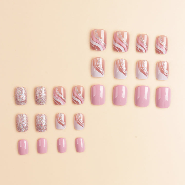 Artistic Glitter Nail Design Set Stornfield
