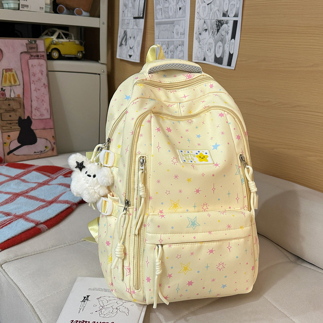 Fun Star-Printed Casual Backpack Stornfield