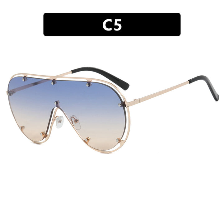 Women's fashionable oversized sunglasses in stylish retro design Stornfield