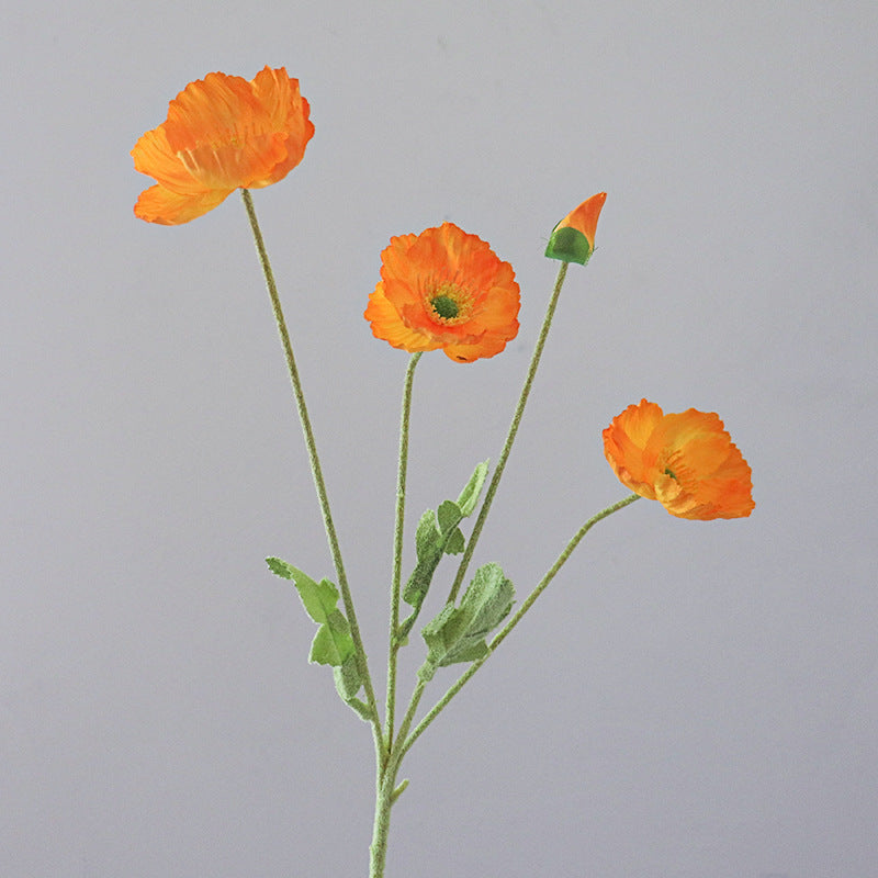 Realistic Decorative Ranunculus Stem