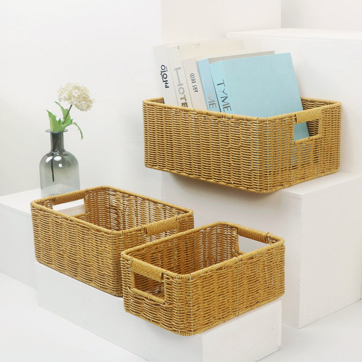 Rectangular Woven Storage Box Stornfield