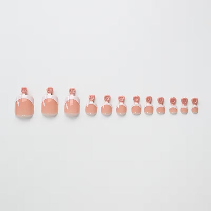 French Tip Toenail Press-On Set Stornfield