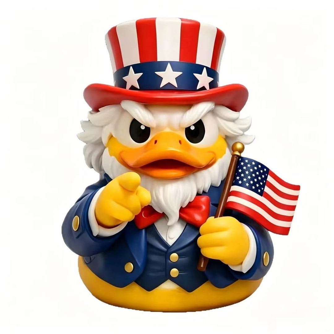 Patriotic Decorative Rubber Duck Statue Stornfield