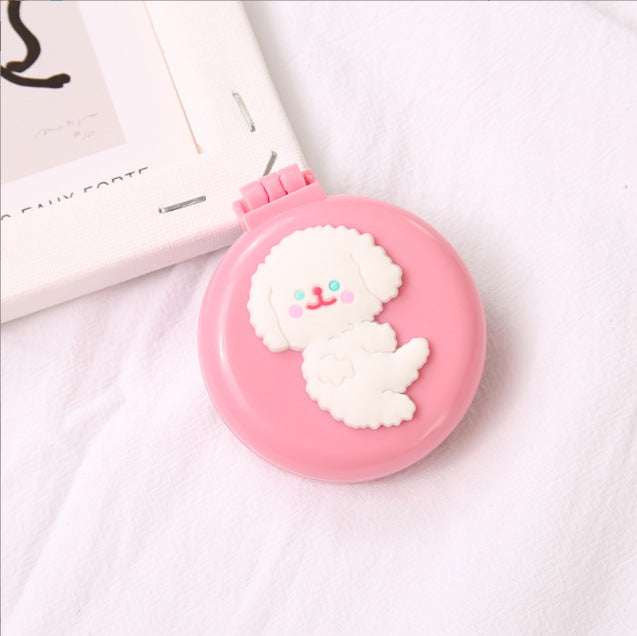 Women sweet and practical Compact Mirror Bowlift