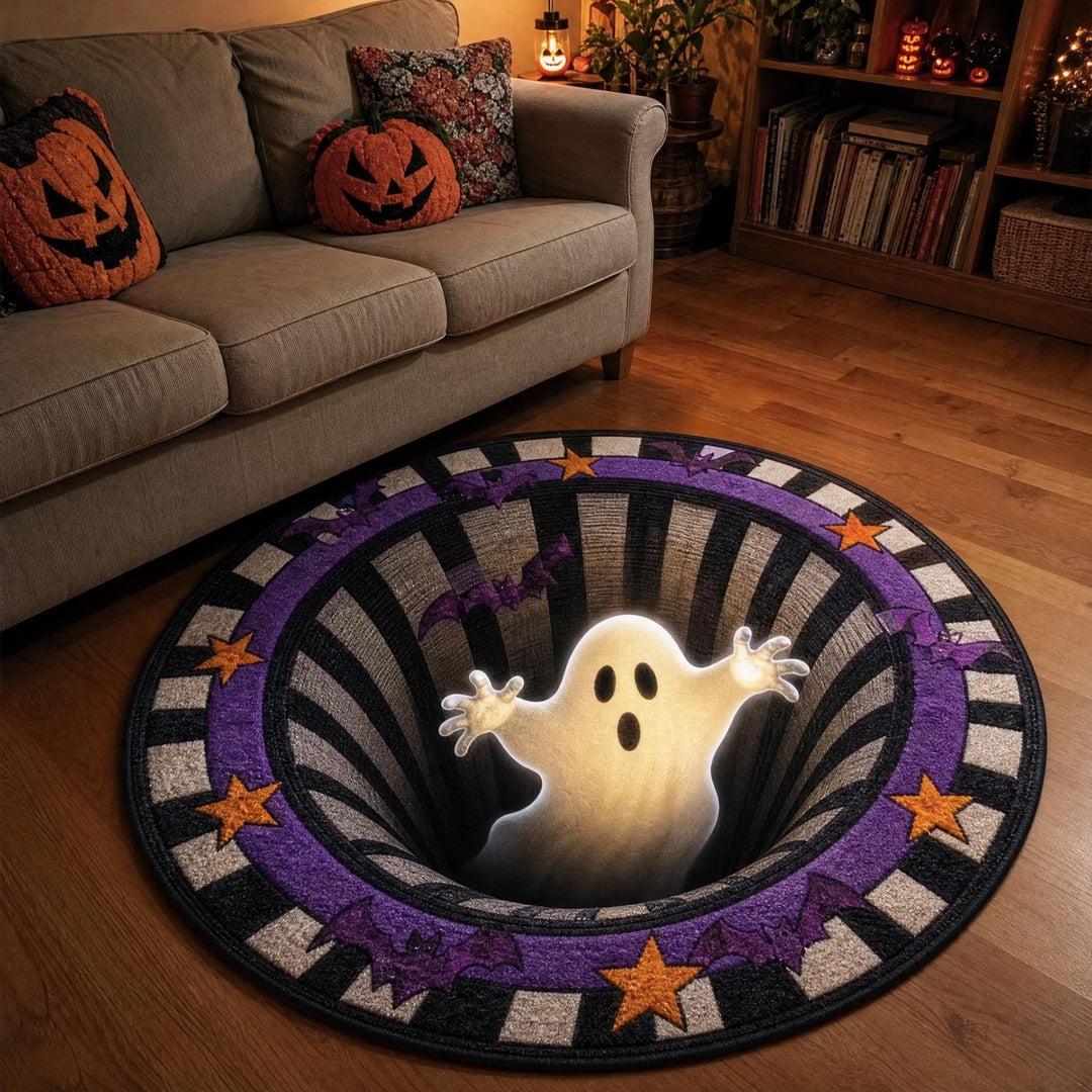 3D Eye Design Round Area Rug