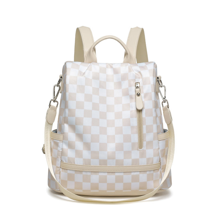 Stylish Checkered Backpack Stornfield