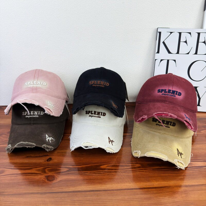 Women's Distressed Graphic Baseball Cap Stornfield