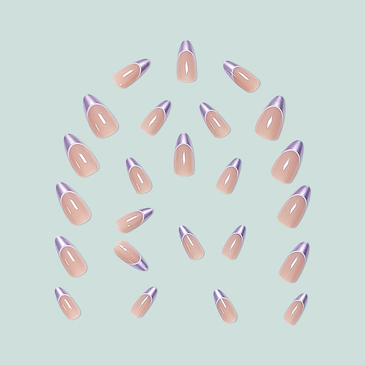 Artful stiletto nails with modern color gradients Stornfield