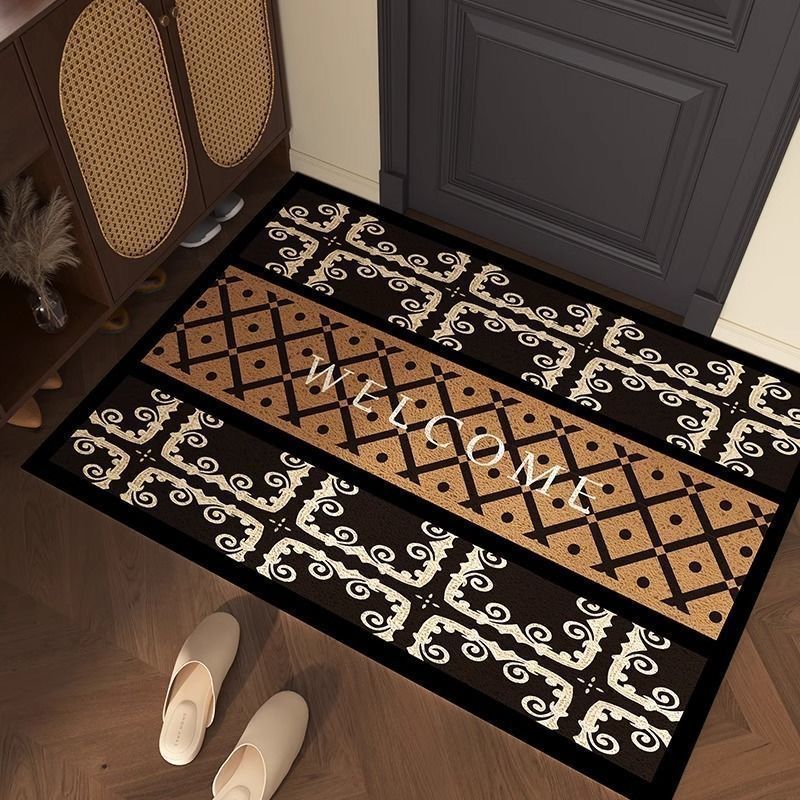 Decorative Geometric Shape Welcome Mat