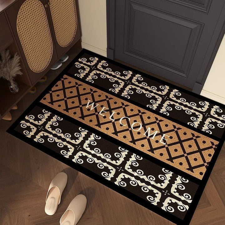 Decorative Geometric Shape Welcome Mat