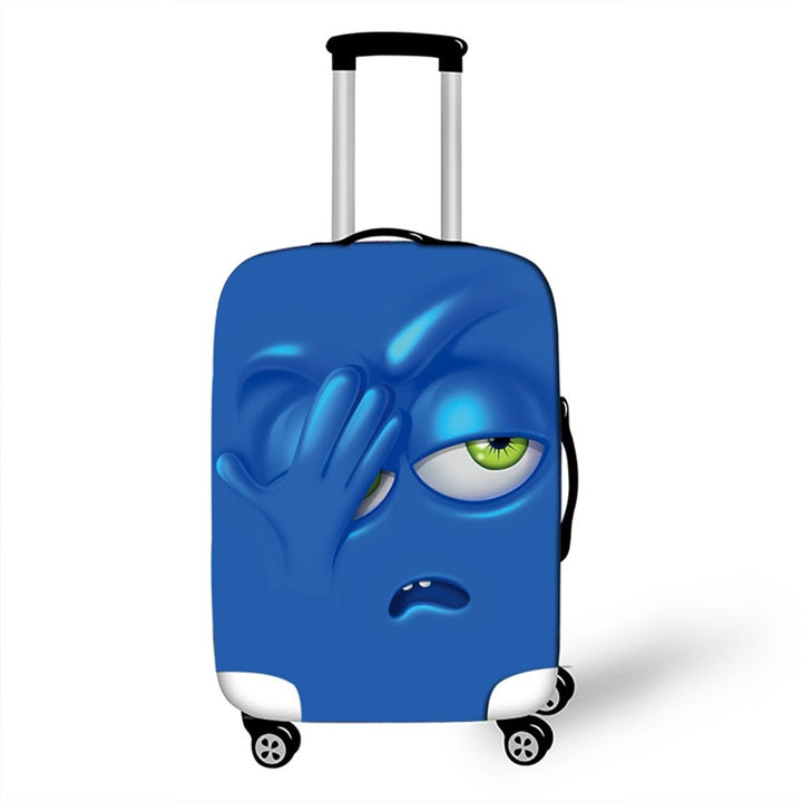 Unisex Hard-shell suitcase with funny cartoon face Stornfield