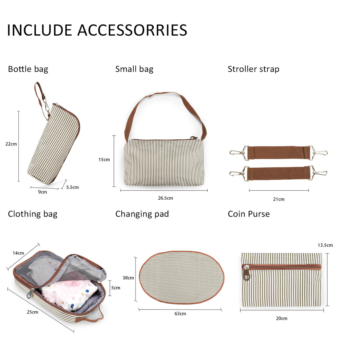 Stylish diaper bag set Stornfield