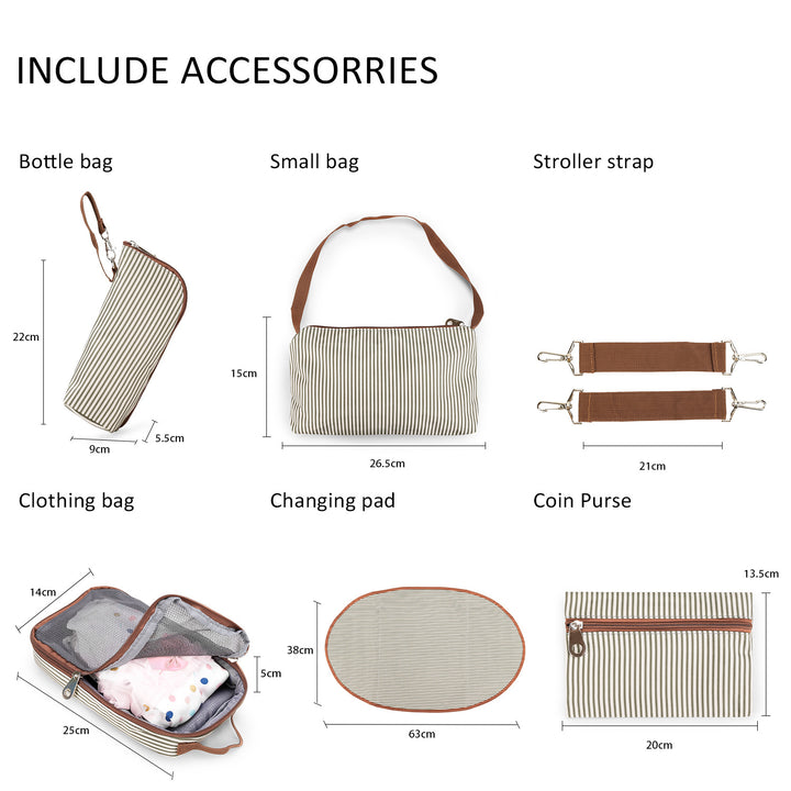 Stylish diaper bag set Stornfield