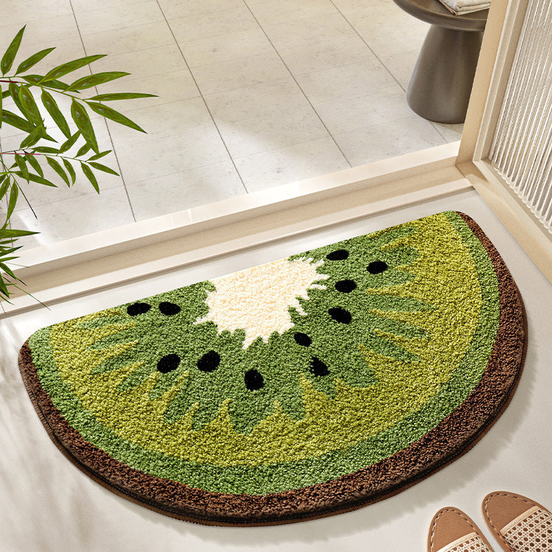 Avocado Shape Plush Bath Mat