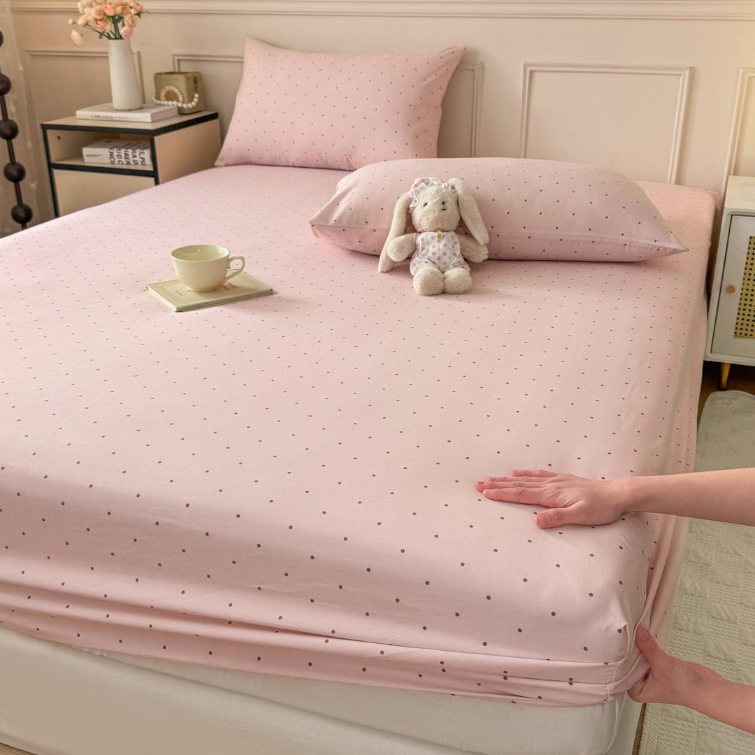 Soft Cotton Polka Dot Fitted Sheet