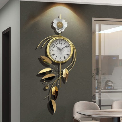Elegant Floral Wall Clock Stornfield