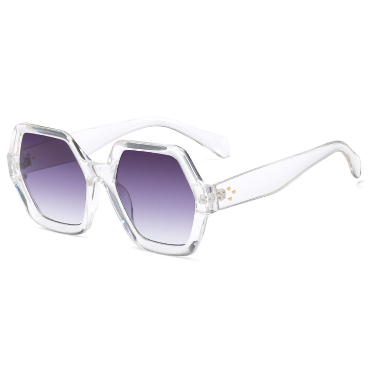 Women's geometric reading glasses in striking honeycomb frame design Stornfield