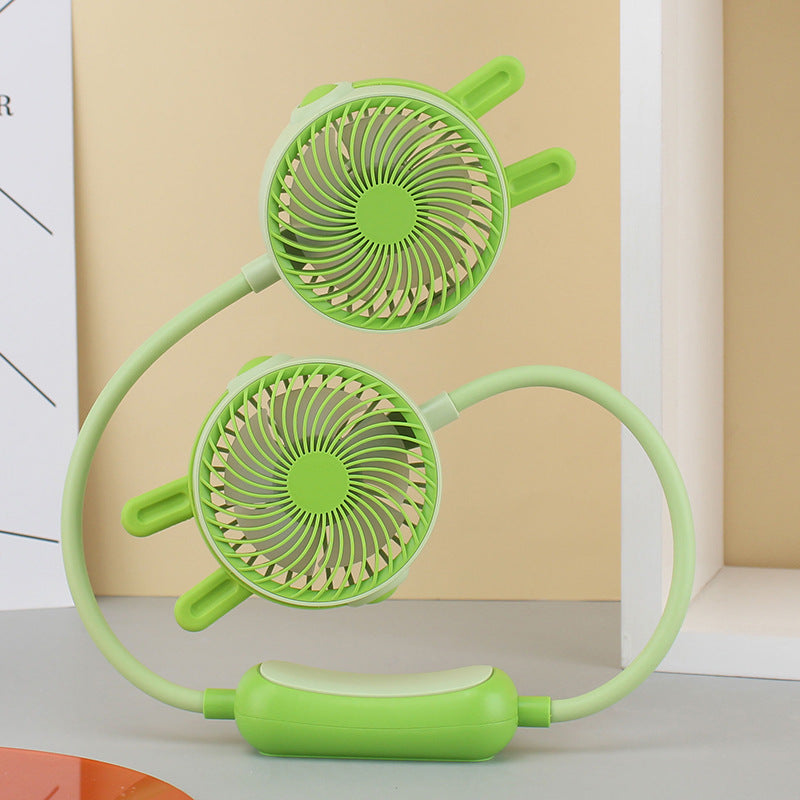 Ladies Portable Neck Fan with Dual Fan Stornfield