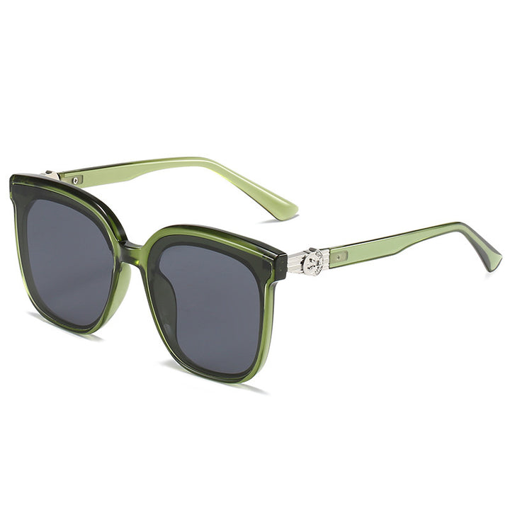 Oversized Square Frame Sunglasses with UV Protection Stornfield