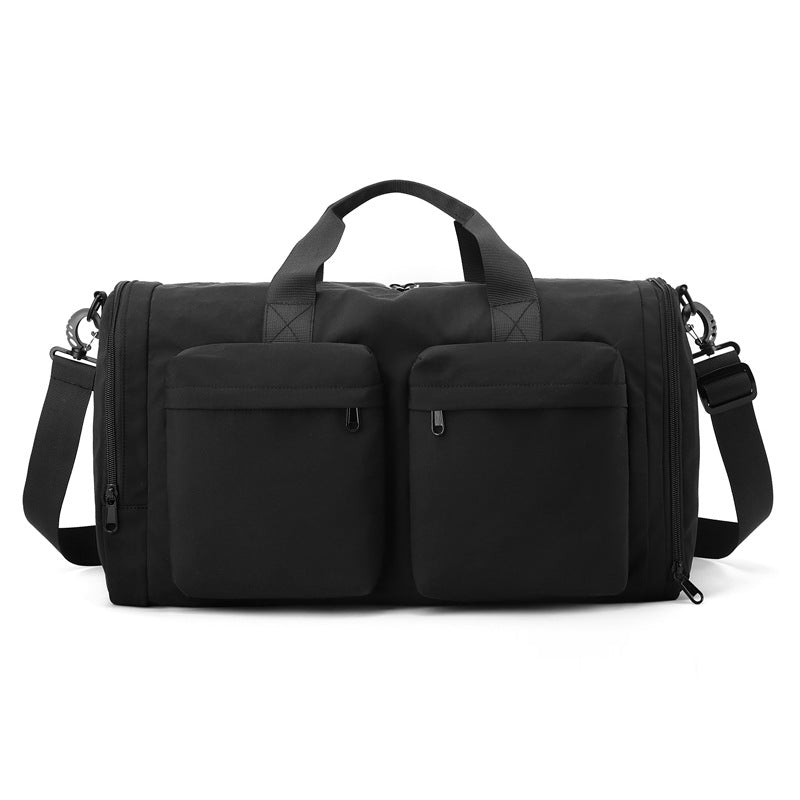 Large Capacity Travel Duffle with Dual Side Pockets