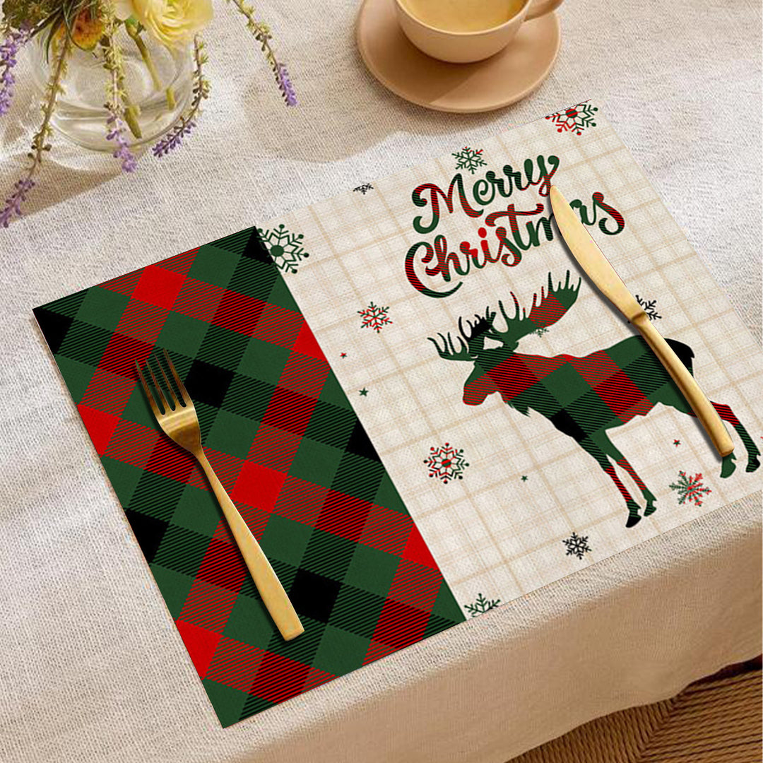 Festive Holiday-Themed Table Placemat