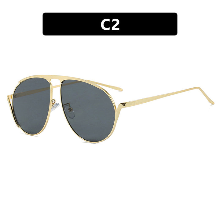 Ladies fashionable pilot sunglasses with polarized lenses and elegant metal frame Stornfield