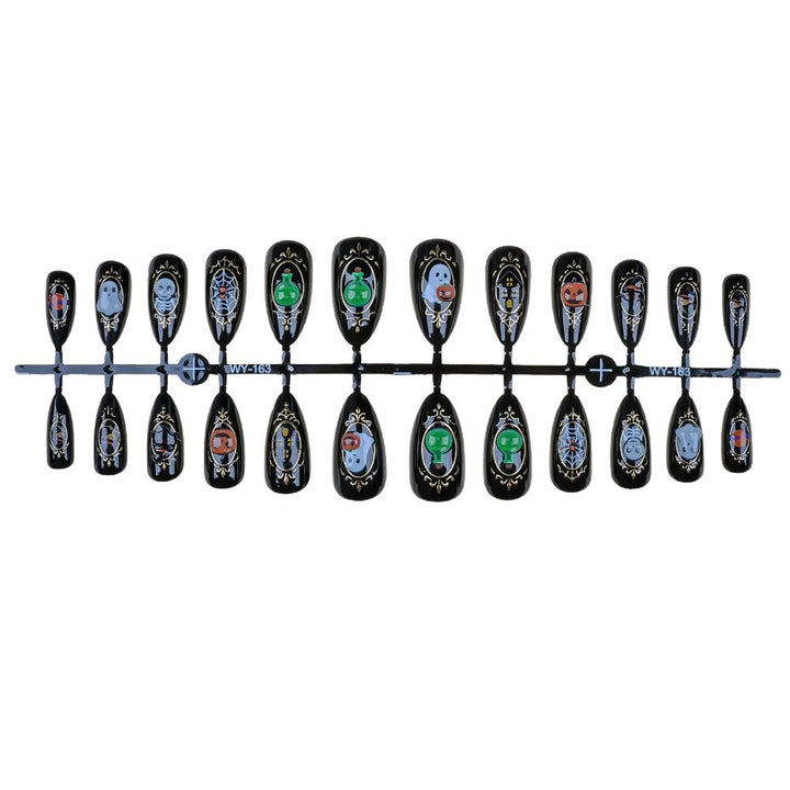 Decorative Themed Press-On Nail Set Stornfield