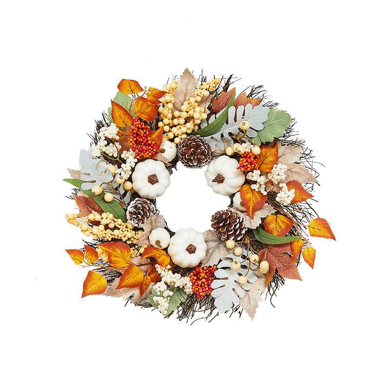Autumn-Inspired Floral Wreath