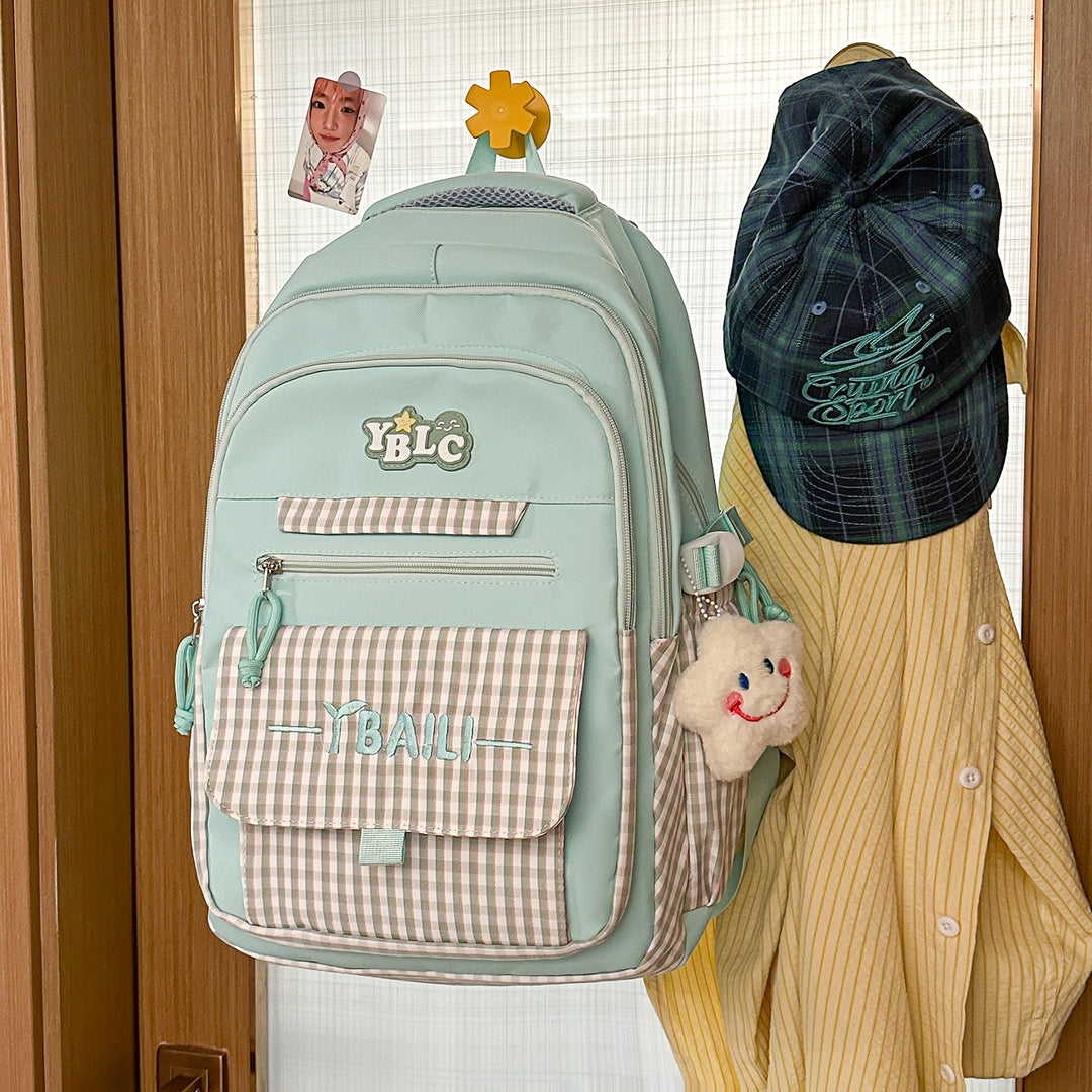 Stylish Checked Backpack Stornfield