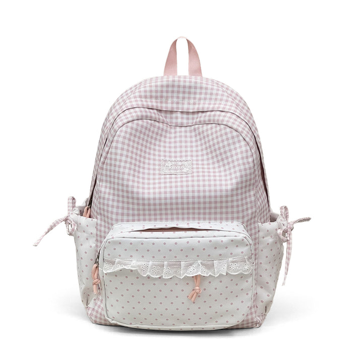 Cute Checked Pattern Backpack Stornfield
