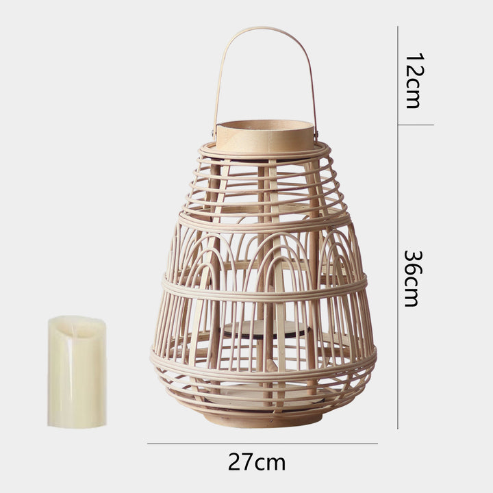 Handcrafted Rattan Lantern Stornfield