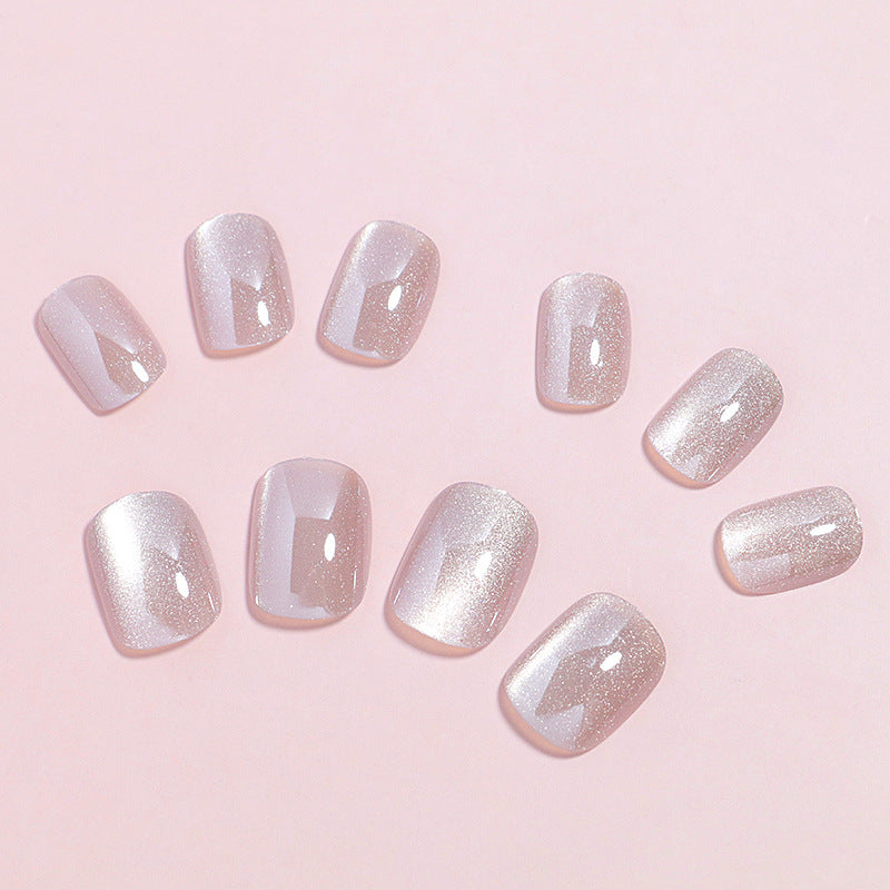 Premium Shimmer Press-On Nail Set Stornfield