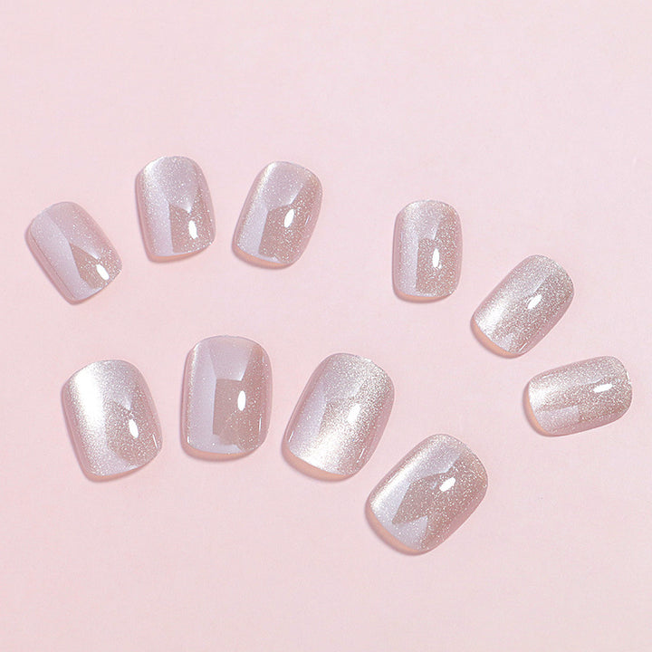 Premium Shimmer Press-On Nail Set Stornfield