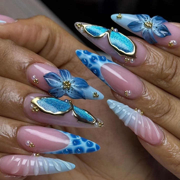 Ocean-Inspired Articulated Nail Set Stornfield
