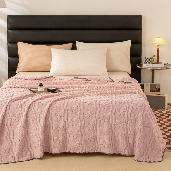Ladies Cozy and Soft Blanket with Floral Pattern Stornfield