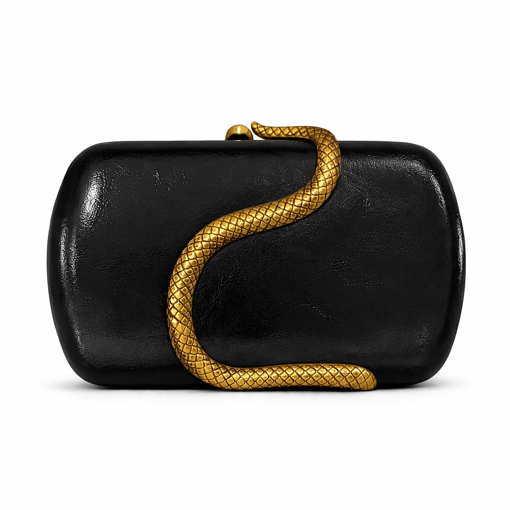 Structured Chain Handle Handbag