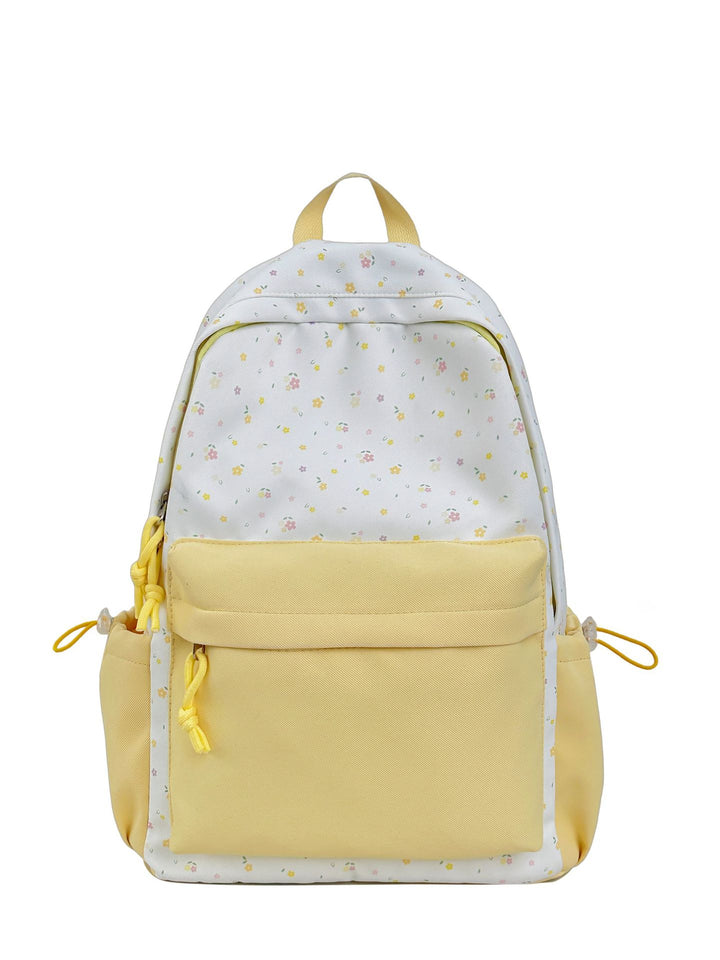 Mini backpack with floral design and practical organizer compartments Stornfield