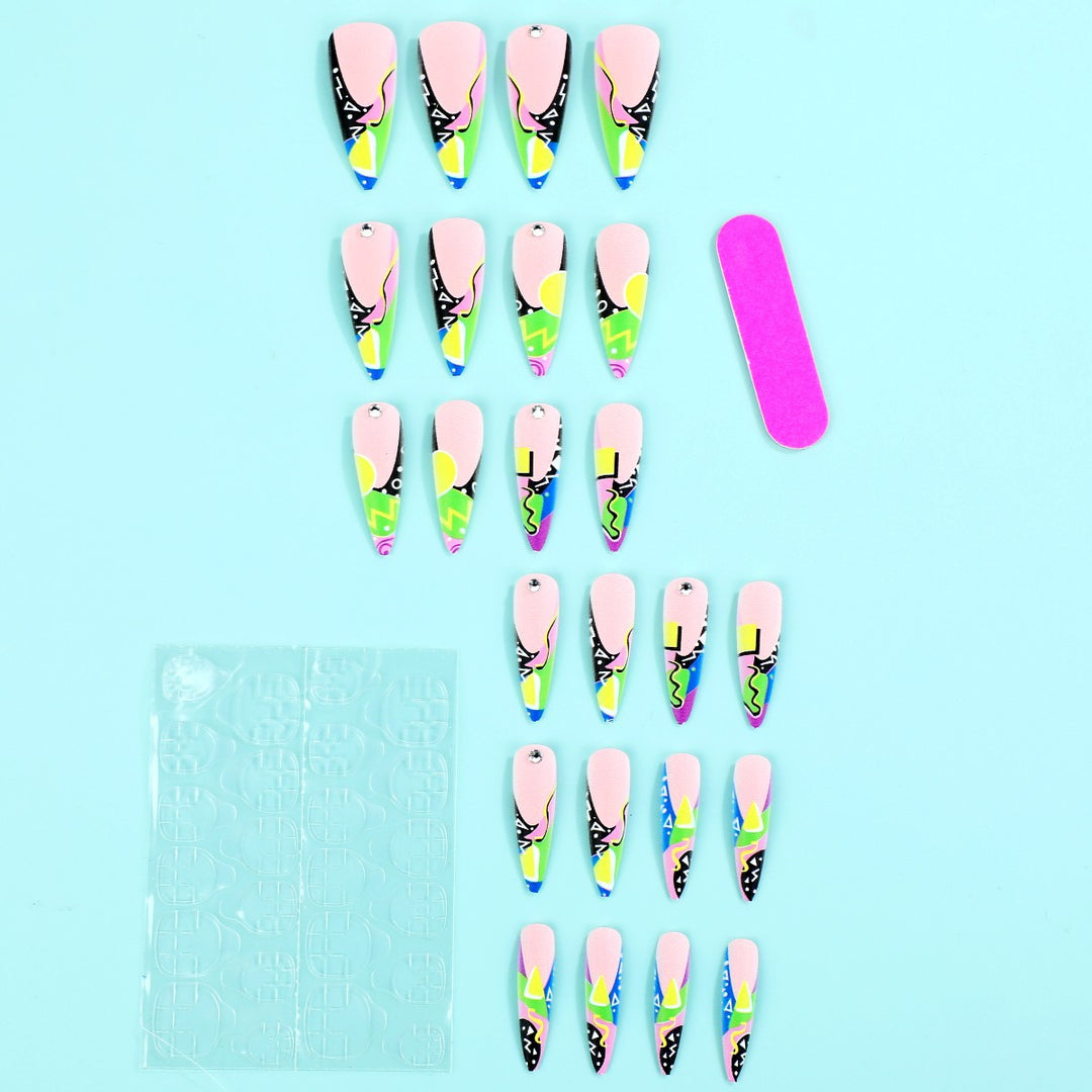 Art Nail Set in Creative Modern Design Stornfield