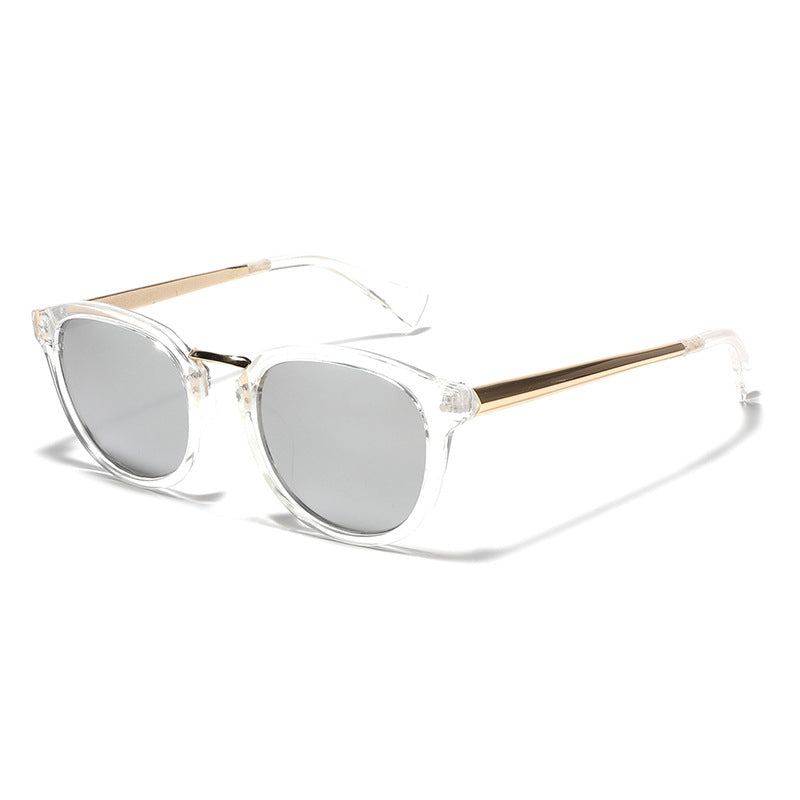 Women's fashion sunglasses with colorful, mirrored lenses and an elegant frame Stornfield