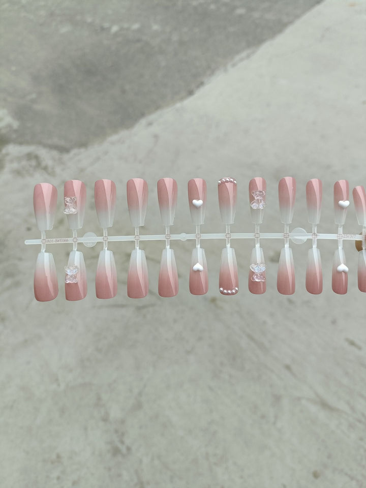 Artful Nail Art with Cute Bunny Pattern Cold Stornfield