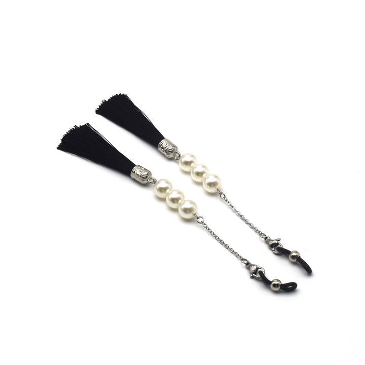 Elegant Tassel Pearl Eyewear Holder Stornfield