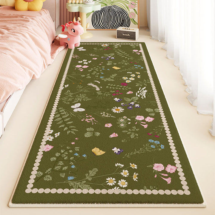 Floral Design Area Rug